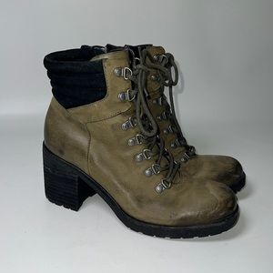 Kork-Ease Diana Heeled Ankle Boots - sz 7.5